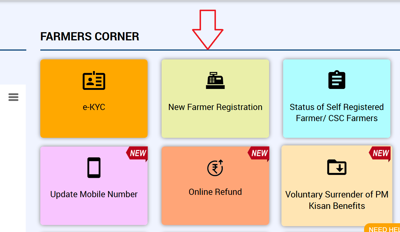 New Farmer Registration