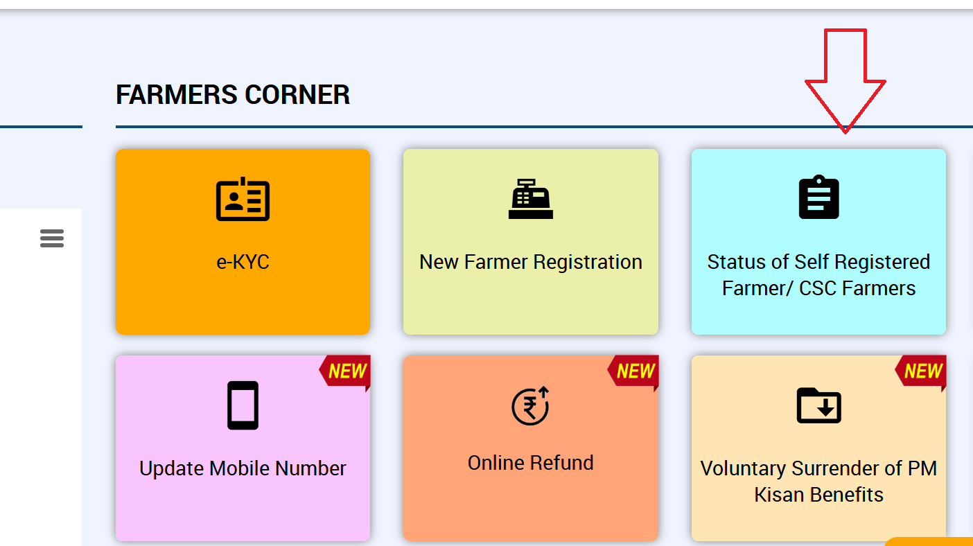 PM Kisan Registration Status