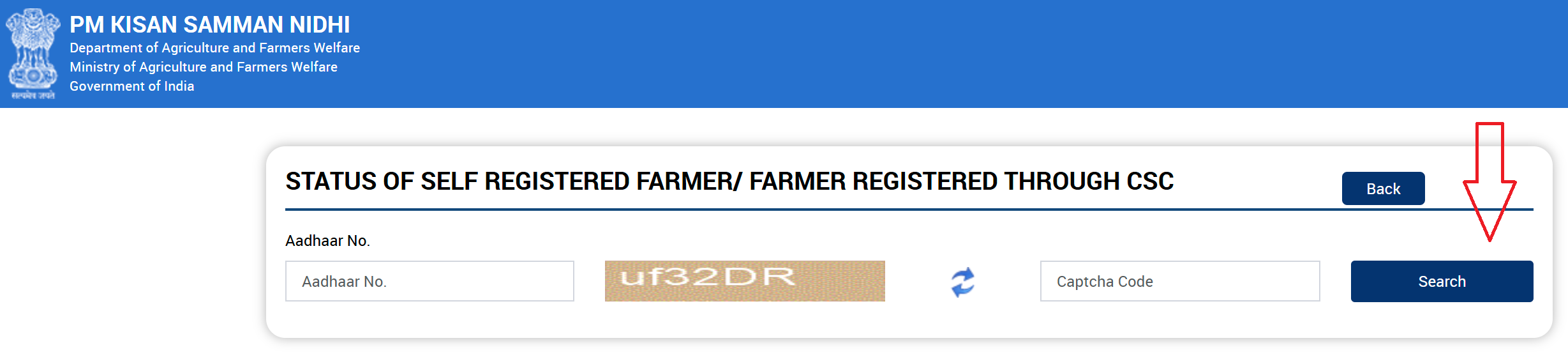 PM kisan registration status check